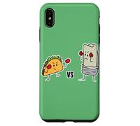 Taco Vs Burrito Boxing Fighters carne di manzo messicana tortilla Custodia per iPhone XS Max