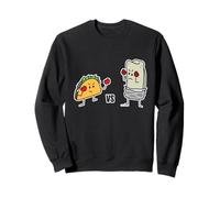 Taco Vs Burrito Boxing Fighters Carne di Manzo Messicana Tortilla Felpa