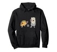 Taco Vs Burrito Boxing Fighters Carne di Manzo Messicana Tortilla Felpa con Cappuccio