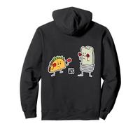 Taco Vs Burrito Boxing Fighters Carne di Manzo Messicana Tortilla Felpa con Cappuccio