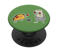 Taco Vs Burrito Boxing Fighters carne di manzo messicana tortilla PopSockets PopGrip Adesivo