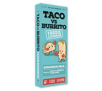 Taco vs Burrito Pacchetto di espansione Foodie Edition - Richiede il gioco Core per giocare - Gioco di carte creato da un bambino di 7 anni e perfetto per le famiglie