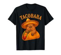 Tacobara Divertente Capybara in Un Taco per Gli Amanti del Cibo Messicano Maglietta