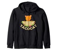 Tacocat Cat con Delizioso Taco Palindrome Felpa con Cappuccio
