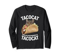 Tacocat Spelled Backwards è Taco Cat Maglia a Manica