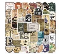 Tacomexi 50 adesivi per computer portatile, bomba in vinile, per casco, bagagli, computer, skateboard, auto, moto, adesivi per adulti