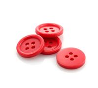 Taconey 50 Pezzi 15/25 mm Bottoni Rotondi in Resina per Abbigliamento, Accessori da Cucito,Colore9,11 Millimetri