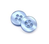 Taconey Bottoni perlescenti in Resina da 2,6 mm e 11,5 mm, Accessori per Cucire,Azzurro Cielo,50 Pezzi