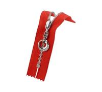 Taconey Cerniere a Chiusura Lampo, 3#, 15/18/20/25/30 cm, Cerniera in Metallo Dorato, Cerniera con Denti argentati, Kit di Riparazione Fai da Te, Borse, Accessori per Abbigliamento,CloseEnd-18cm