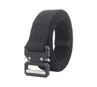 Taconey Cintura tattica stretta da 2,5 cm, cintura in nylon da uomo, sgancio rapido, semplice e resistente,125