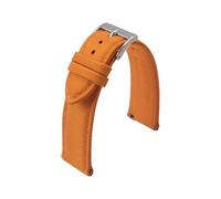 Taconey Cinturino per orologio in tela impermeabile da 18/19/20/21/22/24 mm, cinturino per orologio in nylon bifacciale a sgancio rapido,Arancia,19mm