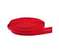 Taconey Elastico Antiscivolo in Silicone da 8/10/15/20/25 mm, Adatto per Il Cucito Fai da Te, sostituzioni per Fasce di Reggiseno. Resistente ed Elastico.,Rosso,12 mm, 5 Metri