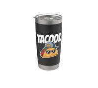 Tacool - Divertente gioco di parole per amanti del cibo messicano Bicchiere termico in acciaio inox doppia parete