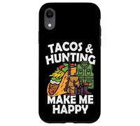 Tacos & Caccia Cacciatore Messicano Amante del Cibo Messico All'aperto Custodia per iPhone XR