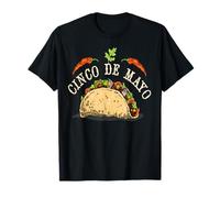 Tacos Cinco de Mayo For Mexican food Taco Lovers Maglietta