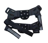 Tacos De Nieve, Picos De Nieve para Zapatos,Empuñaduras Antideslizantes para Zapatos Con 7 Tachuelas - Clavos De Senderismo Con Rayas Reflectantes, Tacos De Nieve Ajustables para Botas De Zapatos