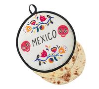 Tacos di riscaldamento tacos -riscaldamento della porta di tortilla da 12 pollici, tortillas -toe -turilla con farina di mais | Martedì sera, celebrazione di Halloween, va al forno a microonde