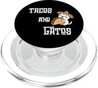 Tacos E Gatos Sombrero Carino Gatto Messicano Foodie Amanti PopSockets PopGrip per MagSafe
