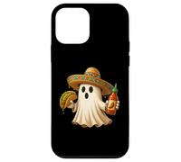 Tacos Halloween Mexican Food Halloween Tacos Chef Ghost Custodia per iPhone 12 mini