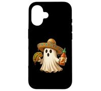 Tacos Halloween Mexican Food Halloween Tacos Chef Ghost Custodia per iPhone 16