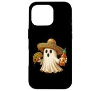 Tacos Halloween Mexican Food Halloween Tacos Chef Ghost Custodia per iPhone 16 Pro