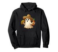 Tacos Halloween Mexican Food Halloween Tacos Chef Ghost Felpa con Cappuccio