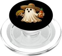 Tacos Halloween Mexican Food Halloween Tacos Chef Ghost PopSockets PopGrip per MagSafe