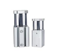 TACQ12/16/20/25/32/40/50/63mm Alesaggio 5-100mm Corsa -S Cilindro pneumatico pneumatico A tre assi A tre steli con stelo guida Pistone(Stroke 30mm,TACQ40 (Bore 40mm))