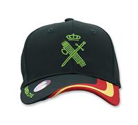 Tacro Cappellino Guardia Civile Unisex Adulto Regolabile, Verde, Taglia unica