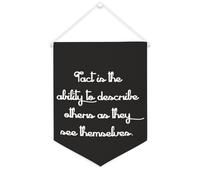 Tact Is The Ability to Descrivere gli altri come vedono se stessi, striscione in tela motivazionale da appendere alla parete, striscione da parete per la casa, opere d'arte decorative per soggiorno