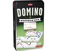Domino Doppio 6 Sei Divertimento Gioco Domino IN Una Latta Tactic Giochi