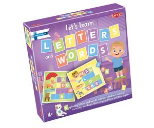 Tactic Let's Learn Letters and Words, Cardboard, Multicolor, 10,4x17,5x28