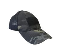 Tactical Cappello Baseball, Speciale Ops con Visiera Rete Btp Nero, Camo Kombat