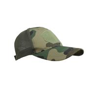 Tactical Cappello Baseball, Speciale Ops con Visiera Rete Btp Nero, Camo Kombat