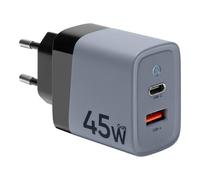 TACTICAL CARICABATTERIE GAN TECH ORIGINALE 1X USB + 1X USB-C 45W GREY 791B57A