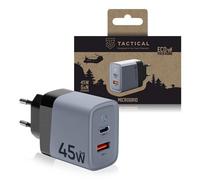 TACTICAL CARICABATTERIE GAN TECH ORIGINALE 1X USB + 1X USB-C 45W GREY 791B57A