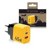 Tactical Caricabatterie Gan Tech Originale 1x Usb + 1x Usb-c 45w Yellow EFFICENT