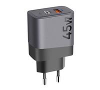 TACTICAL CARICABATTERIE GAN TECH ORIGINALE 1X USB + 1X USB-C 45W GREY 791B57A