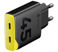 TACTICAL CARICABATTERIE MINIMI GAN ORIGINALE DUAL USB-C 45W POWER BLACK 797A0CA