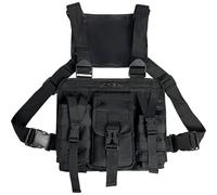 Tactical Chest Rig Pack Uomini Multi Pocket Airsoft Pouch Bag Running Vest Combat Harness Radio Petto Crossbody Borse Fondina Gilet Militare Borsa a tracolla per la caccia all'aperto