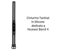 Tactical Cinturino 444 Watch Originale Silicone Per Huawei Band 4 Black