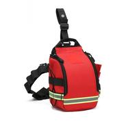 Tactical Drop Leg Waist Bag, First Aid Kit Bag,Tactical Thigh Hip All'aperto Trauma Medico Bag,Per il campeggio all'aperto,Escursionismo,Ciclismo(rosso)