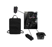 Tactical Expedition - Organizer modello Molle per sedile posteriore auto, con tasca per borraccia/torcia, ideale per softair, paintball