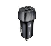 Tactical Field caricabatterie auto 2x USB - 12W - Nero KP31217