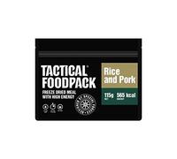 Tactical Foodpack - Plat Lyophilisé : Riz et Porc - Noir