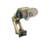 Tactical G33 - Lente d'ingrandimento 3X con attacco FTC QD combo, 7,4 cm di altezza, meccanismo a sgancio rapido e flip-to-center (FTC), alluminio CNC (G33 con supporto da 7,4 cm DE)
