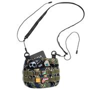 TACTICAL_GEEK Cache L2 EDC Sling Bag, 500D CORDURA Borsa Tracolla in Nylon Organizer, Cerniera YKK EDC Molle Bag, Zaino Tattico, Zaino a Tracolla per il Trasporto Quotidiano in Escursione, Mimetico