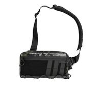 TACTICAL_G ache L3 EDC Sling Bag Petto, Borsa a tracolla, XPAC Borsa a spalla, Porta da viaggio, Cerniera YKK, Zaino da spalla tattico, Cinghia ambidestra da escursionismo, MC Nero