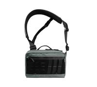 TACTICAL_G ache L3 Pro EDC Borsa a tracolla, tasca sul petto con tracolla regolabile, borsa a tracolla per uso quotidiano per attività all'aperto e viaggi, grande capacità, organizer per