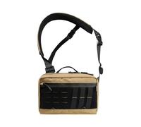 TACTICAL_G ache L3 Pro EDC Borsa a tracolla, tasca sul petto con tracolla regolabile, borsa a tracolla per uso quotidiano per attività all'aperto e viaggi, grande capacità, organizer per